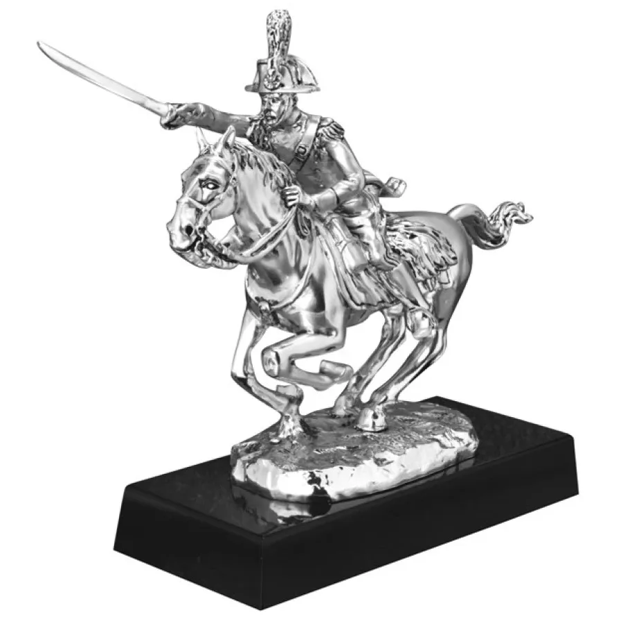 picture 1 Soldier on a horse - a figurine - Astra Argenti