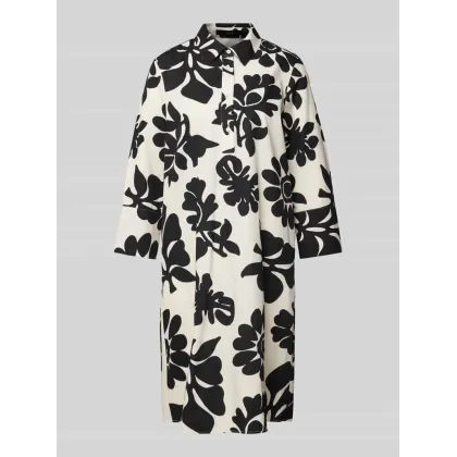 Zdjęcie Sukienka koszulowa o długości midi z listwą guzikową