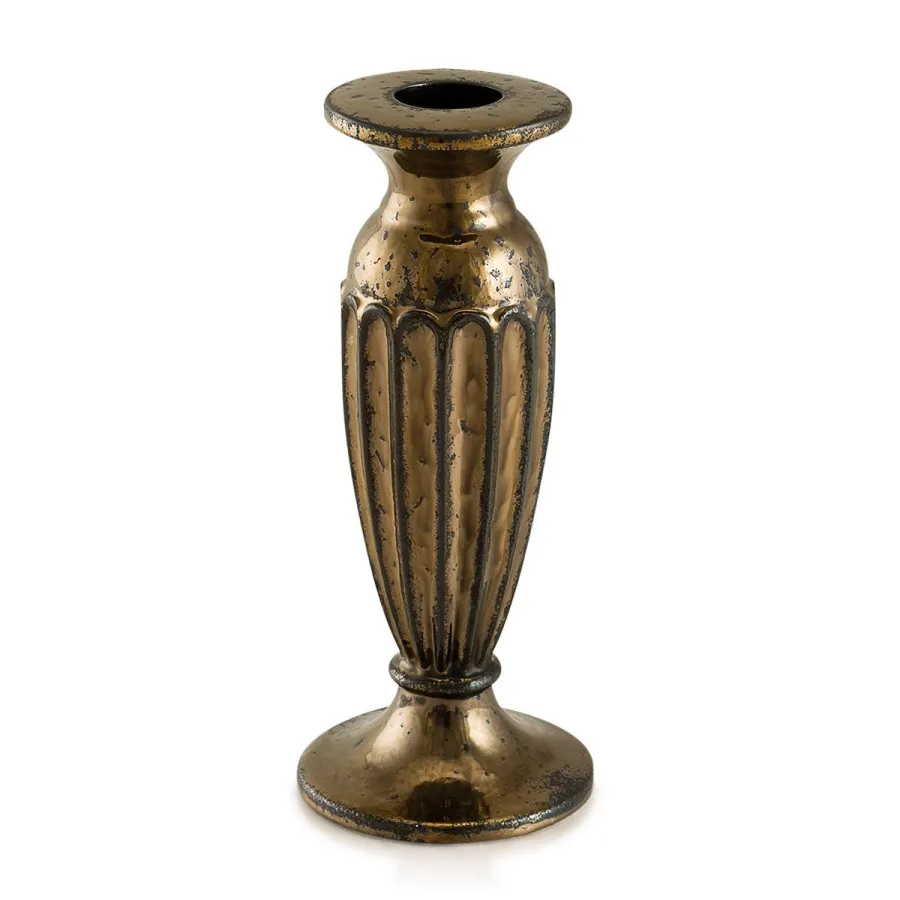 obrazek 1 Ceramiczny świecznik w oksydowanym brązie - Ahura