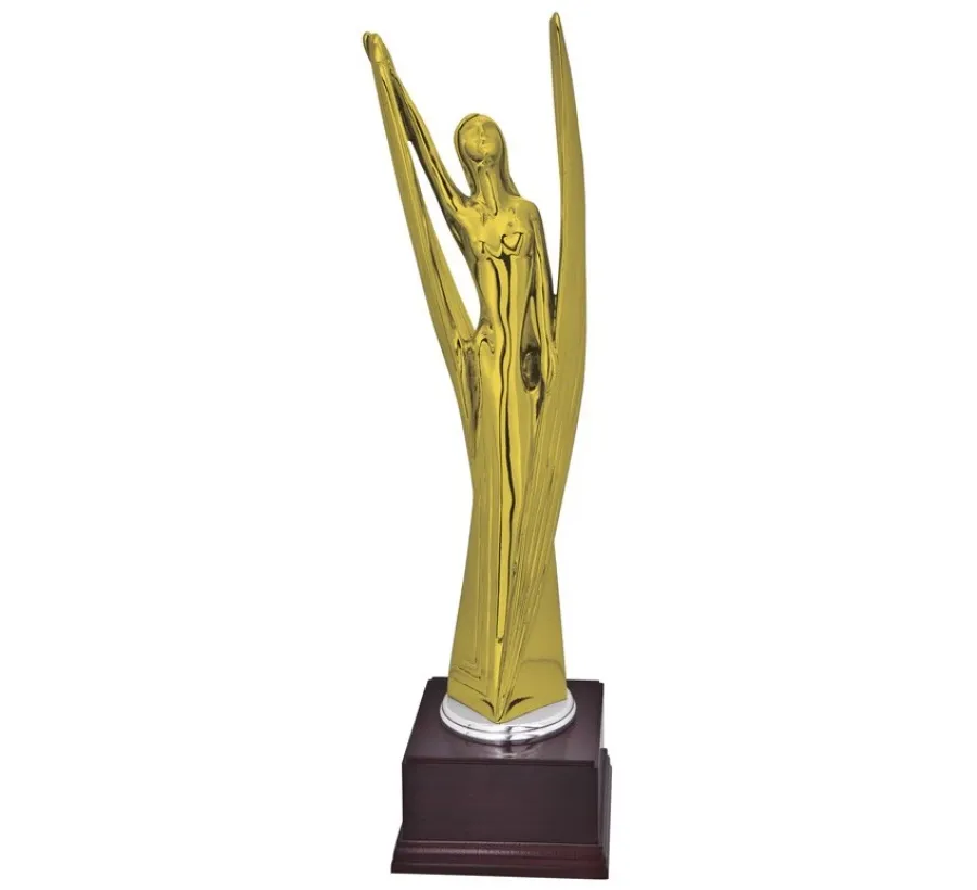 obrazek 1 Złota figurka przedstawiająca kobietę - Luxury Products