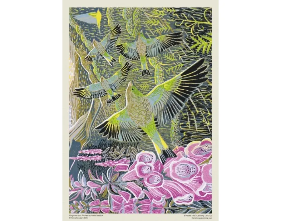 obrazek 3 Puzzle dla dorosłych Annie Soudain: naparstnice i zięby - Flame Tree Publishing