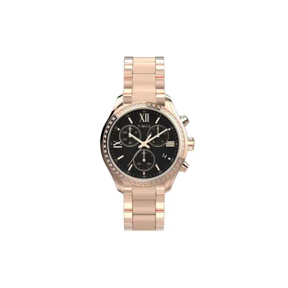 Zdjęcie Timex Zegarek Dress Chronograph TW2W20100 Różowe złoto