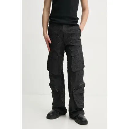 Zdjęcie Heliot Emil spodnie męskie kolor czarny proste PRESS25_M_10_187_BLK01