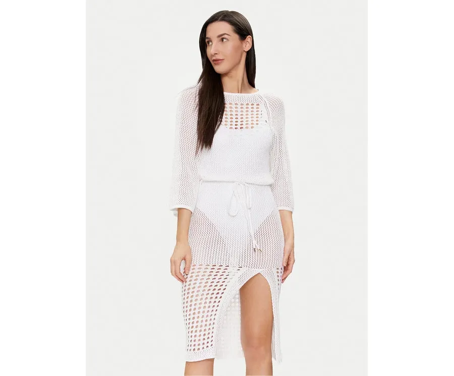 obrazek 1 Melissa Odabash Sukienka plażowa Brooke Biały Regular Fit