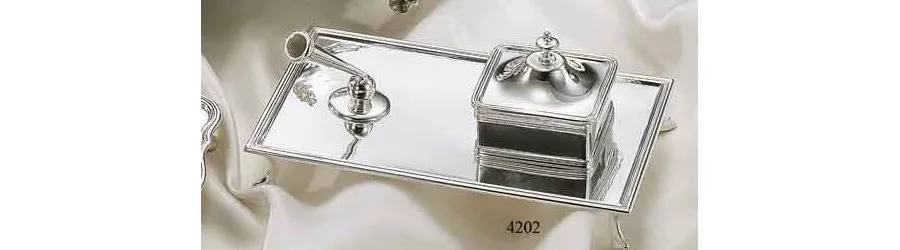 picture 1 Silver Inkwell Bicama 4202