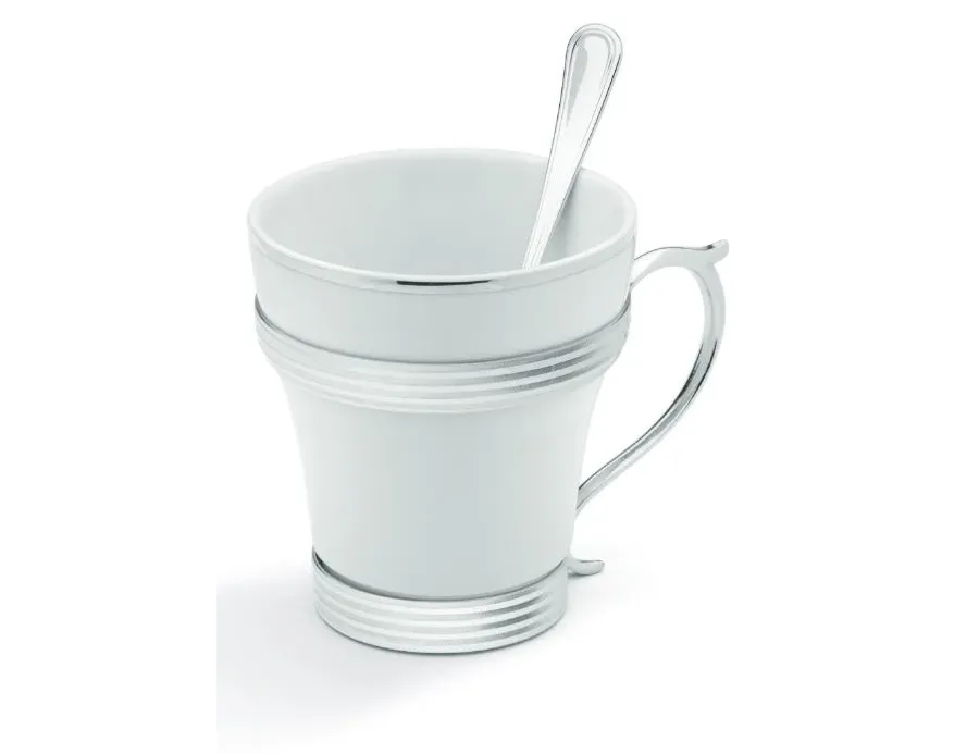 obrazek 2 Stylowy komplet 2 filiżanek porcelanowych do herbaty