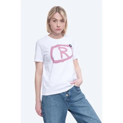 Zdjęcie Wood Wood t-shirt bawełniany Mia T-shirt kolor biały 10112508.2222-BRIGHTW