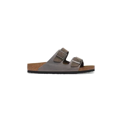Zdjęcie Birkenstock klapki skórzane Arizona męskie kolor zielony 1029159