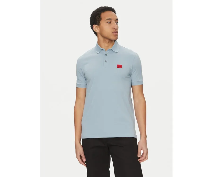 obrazek 1 HUGO Polo Dereso232 50490770 Błękitny Slim Fit