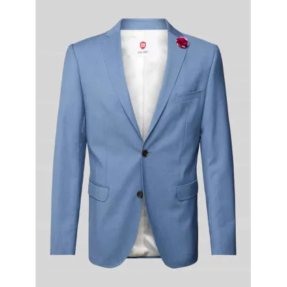 Zdjęcie Marynarka na 2 guziki o kroju slim fit z żywej wełny YOUR OWN PARTY by CG – CLUB of GENTS