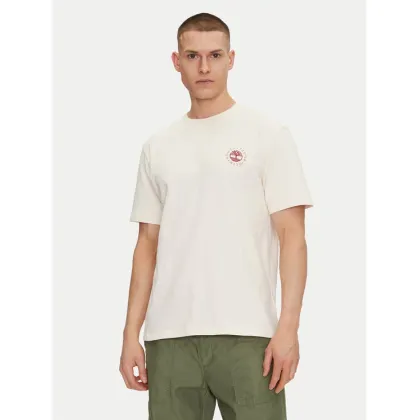 Zdjęcie Timberland T-Shirt TB0A6DPD Beżowy Regular Fit