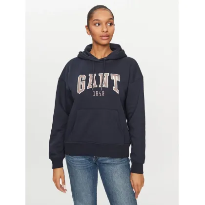 Zdjęcie Gant Bluza Rel Logo Hoodie 4200726 Granatowy Relaxed Fit