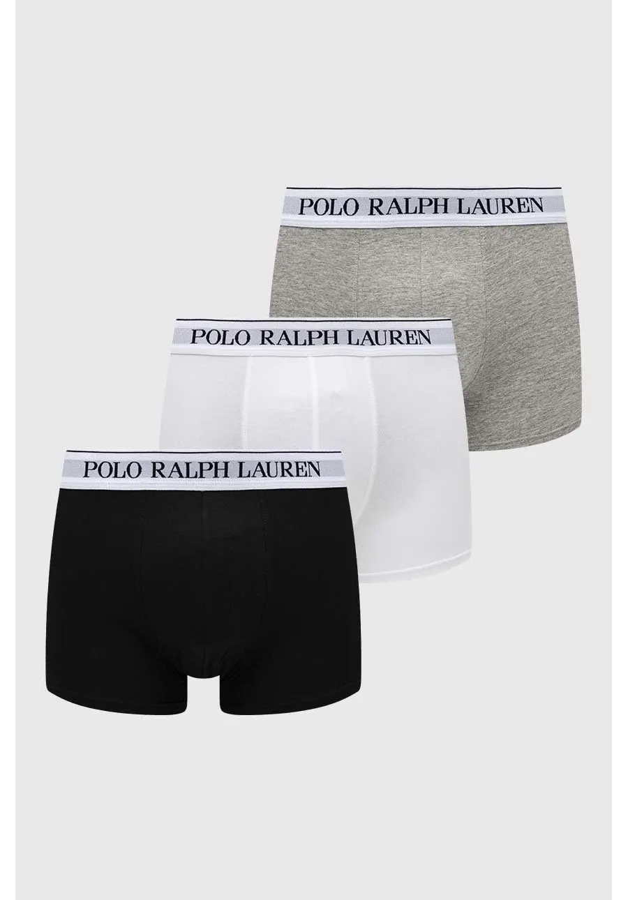 obrazek 1 Polo Ralph Lauren bokserki 3-pack męskie kolor szary