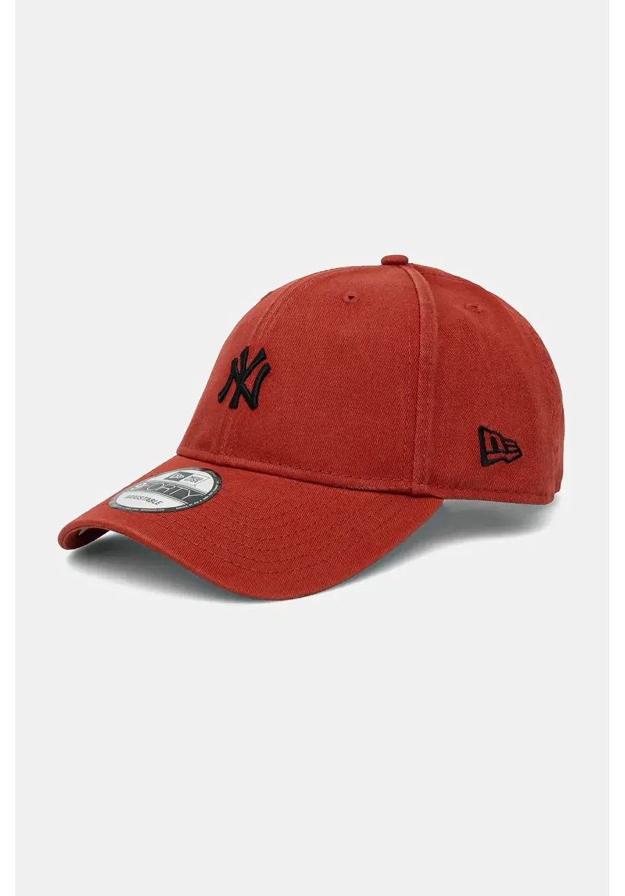 obrazek 1 New Era czapka z daszkiem bawełniana WASHED 9FORTY® NEW YORK YANKEES kolor czerwony z aplikacją 60565338