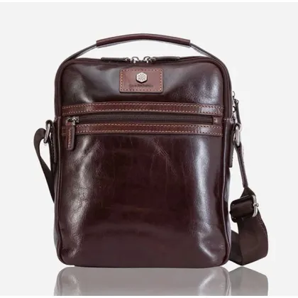 Zdjęcie Elegancka torba biznesowa przez ramię zapinana na zamek