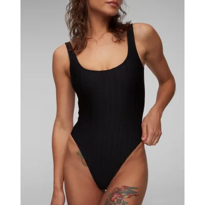 Zdjęcie Czarny Strój Kąpielowy Jednoczęściowy Damski Billabong Coral Gardeners Wave Trip