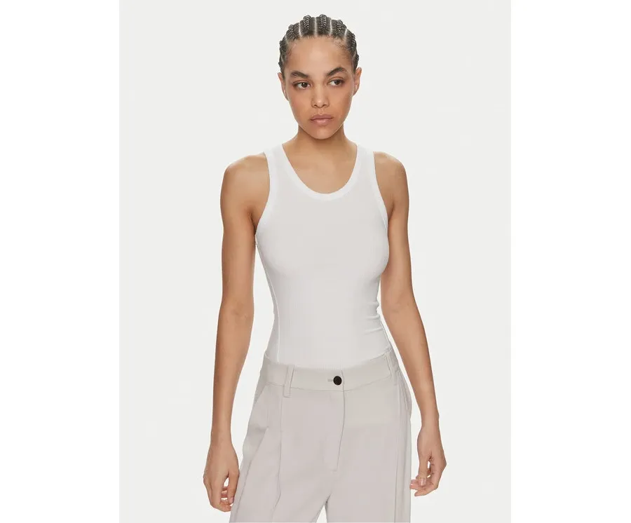 obrazek 1 Calvin Klein Top K20K206554 Biały Slim Fit