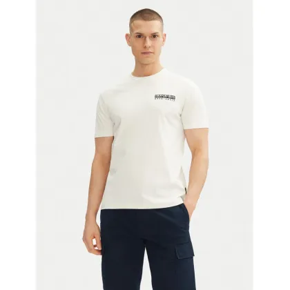 Zdjęcie Napapijri T-Shirt S-Vignoni Back SS NP0A4ILXN1A1 Biały Regular Fit
