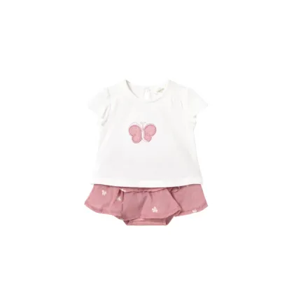 Zdjęcie Mayoral Komplet t-shirt i spódniczka 1853 Różowy Regular Fit