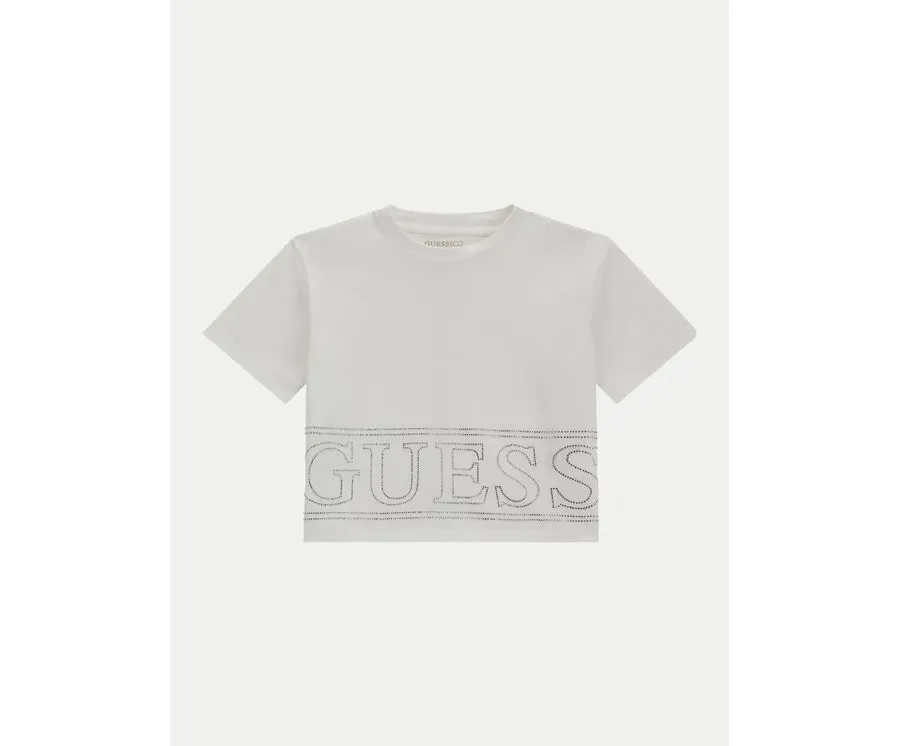 obrazek 1 Guess T-Shirt J4YI17 K6YW4 Biały Boxy Fit
