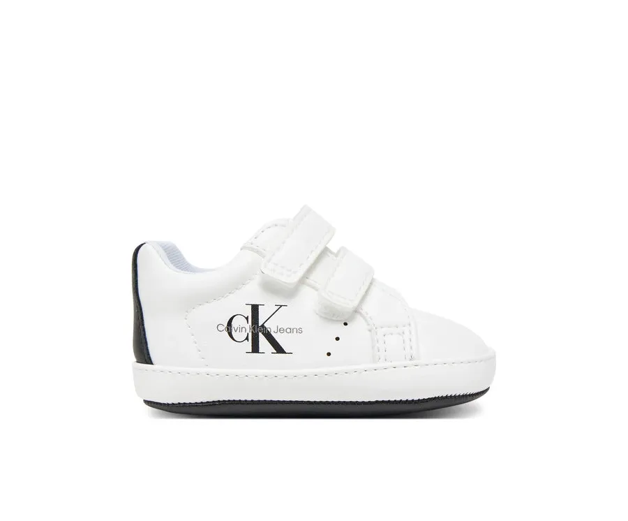 obrazek 1 Calvin Klein Jeans Sneakersy Low Cut Velcro V0B9-82070-1582 Biały