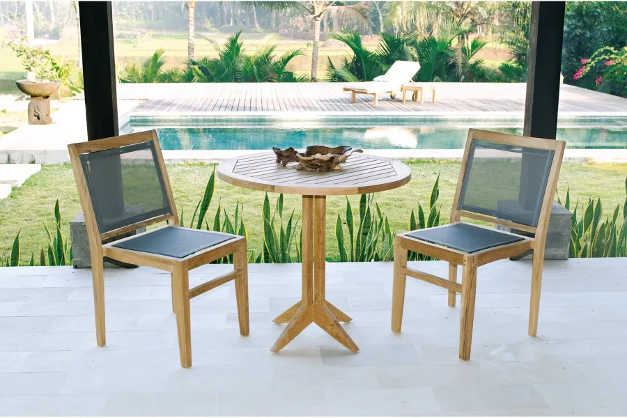 obrazek 5 Luksusowe krzesło jadalniane z drewna tekowego