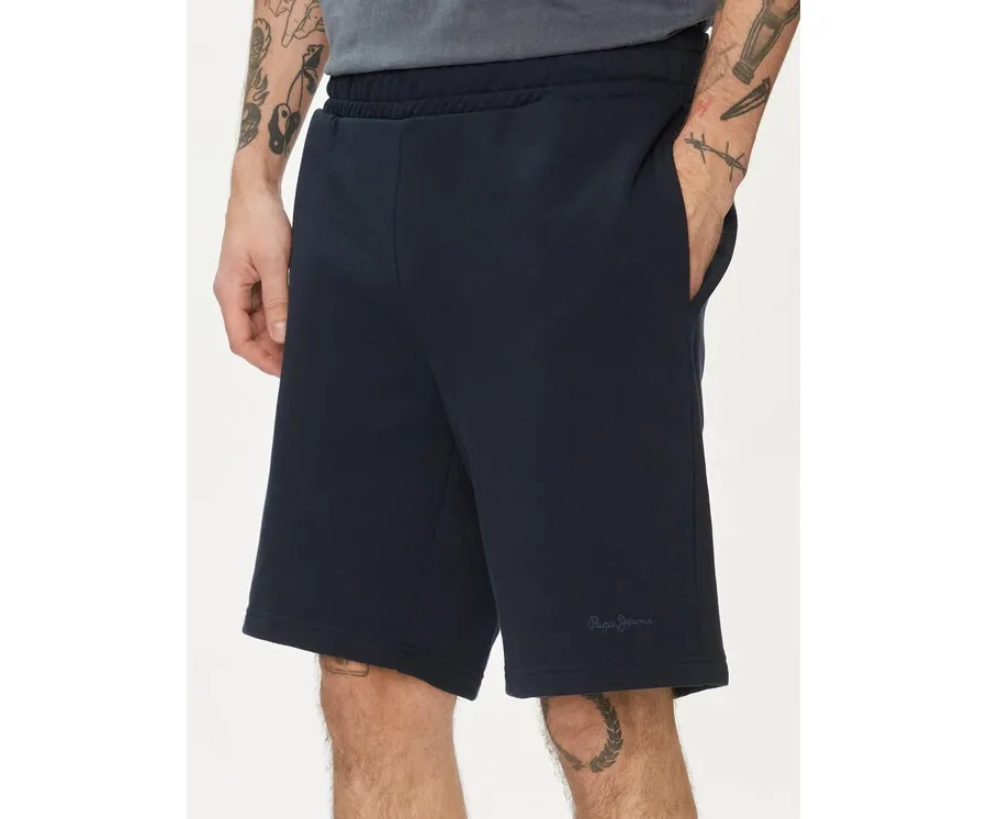 obrazek 1 Pepe Jeans Szorty sportowe Joe PM211646 Granatowy Regular Fit