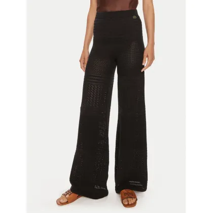 Zdjęcie TWINSET Spodnie materiałowe 241TT3163 Czarny Slim Fit