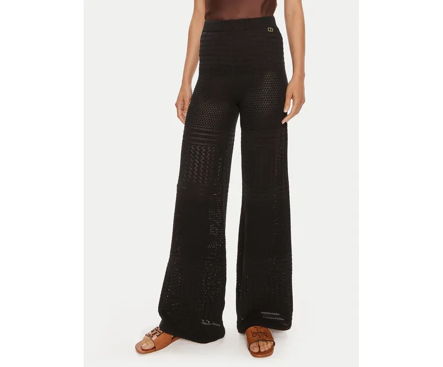 obrazek 1 TWINSET Spodnie materiałowe 241TT3163 Czarny Slim Fit