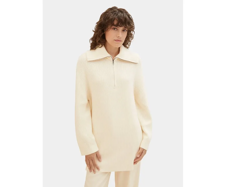 obrazek 1 Tom Tailor Sweter 1037787 Écru Regular Fit