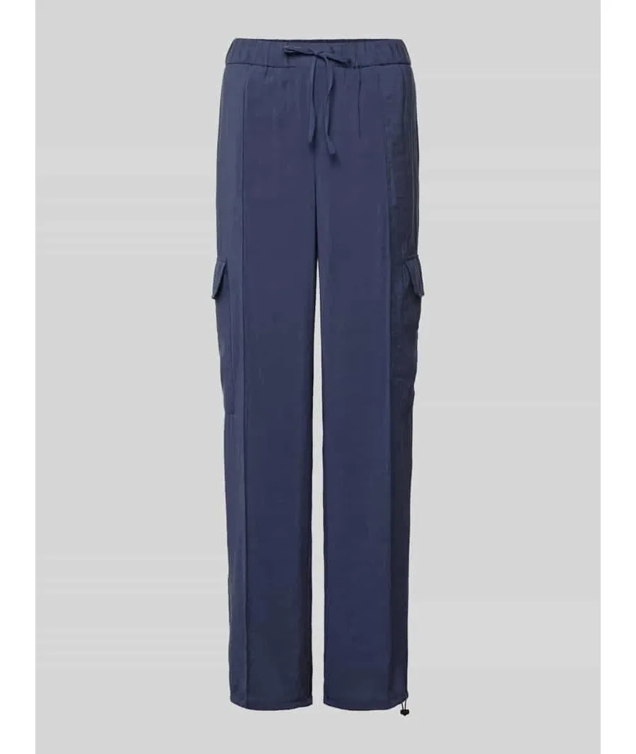 obrazek 1 Spodnie cargo o kroju regular fit z przeszytym kantem model ‘TARAANEHAA’