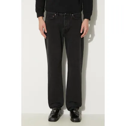 Zdjęcie Wood Wood jeansy bawełniane Sol Rigid Denim Slim Fit 12235803.7051-BLACK