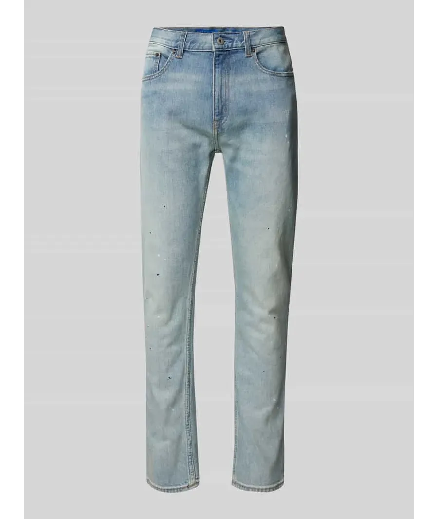 obrazek 1 Jeansy o kroju slim fit z 5 kieszeniami model ‘Ash’