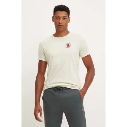 Zdjęcie Fjallraven t-shirt 1960 Logo T-shirt męski kolor beżowy F87313.113