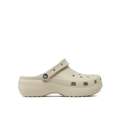 Zdjęcie Crocs Klapki Classic Platform Clog W 206750 Beżowy