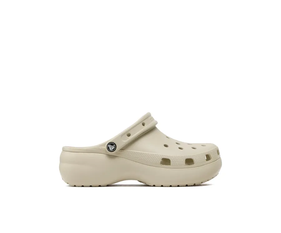obrazek 1 Crocs Klapki Classic Platform Clog W 206750 Beżowy
