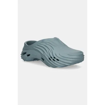 Zdjęcie Crocs klapki Echo Wave Clog kolor zielony 210521.3YO