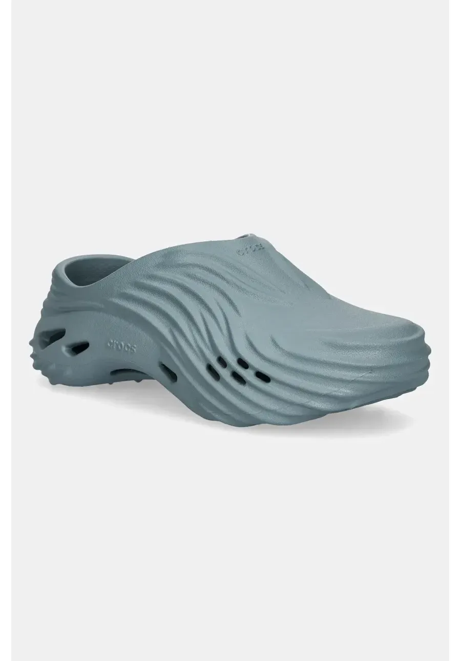 obrazek 1 Crocs klapki Echo Wave Clog kolor zielony 210521.3YO