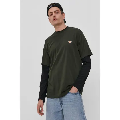 Zdjęcie Dickies T-shirt męski kolor zielony gładki DK0A4XDBOGX-OLIVEGREEN