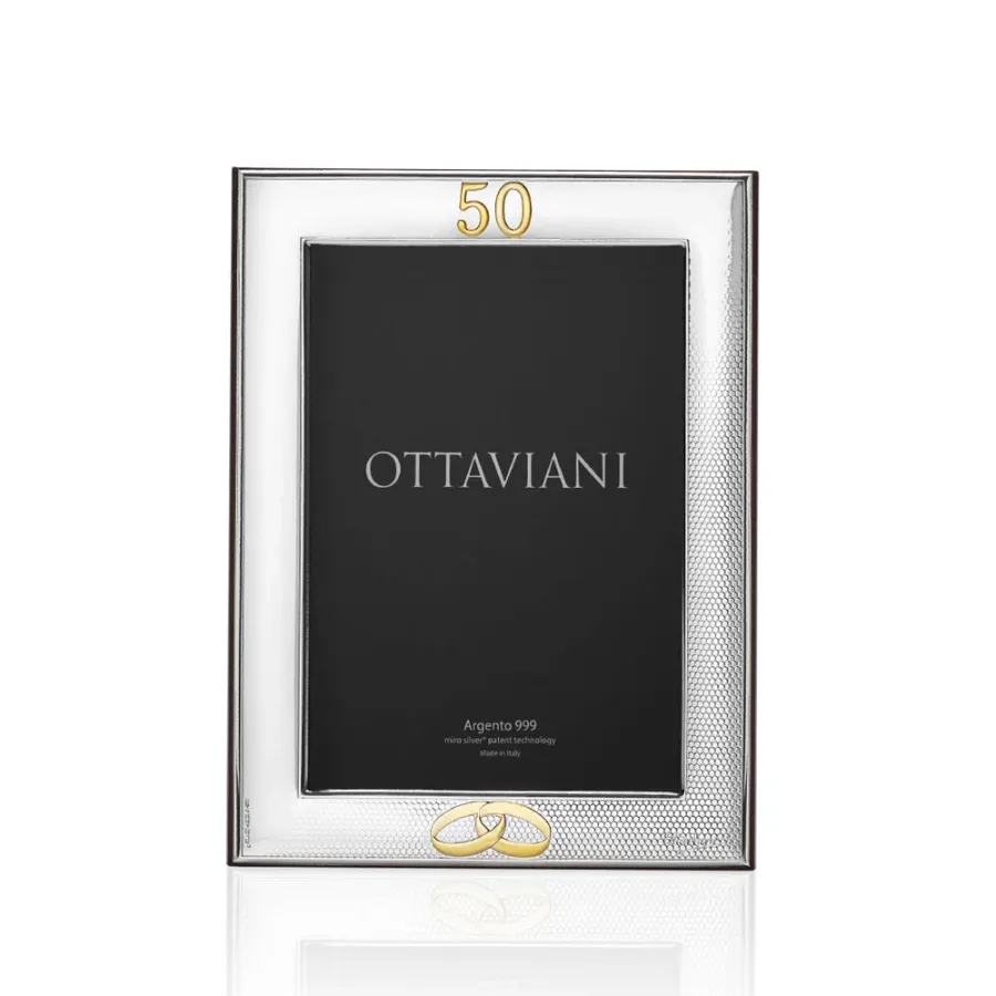 obrazek 1 Unikalna ramka na zdjęcia 13×18 cm „50 lat małżeństwa”