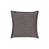 Picture Black geometric pillow