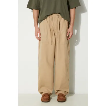 Zdjęcie Vans spodnie bawełniane Premium Classics LX Easy Trouser kolor beżowy VN000GZ2SQ71