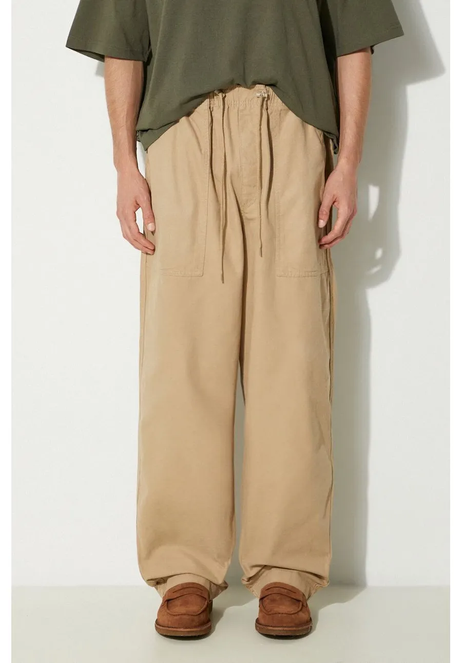 obrazek 1 Vans spodnie bawełniane Premium Classics LX Easy Trouser kolor beżowy VN000GZ2SQ71