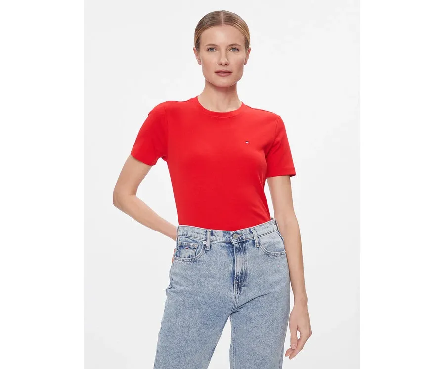 obrazek 1 Tommy Hilfiger T-Shirt New Cody WW0WW40587 Czerwony Slim Fit