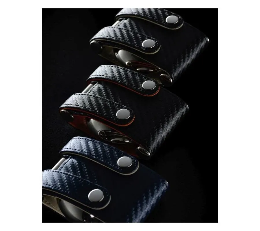 obrazek 4 Zegarek na biurko - Cavesson Black Carbon Fibre with Orange DA3267