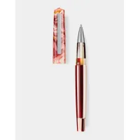 Picture Tibaldi Infrangibile Russet Red Rollerball Pen