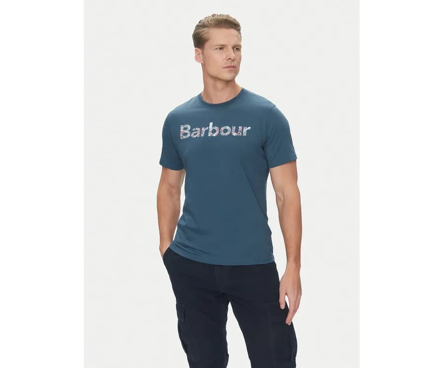 obrazek 1 Barbour T-Shirt Devon MTS1391BU18 Granatowy Regular Fit