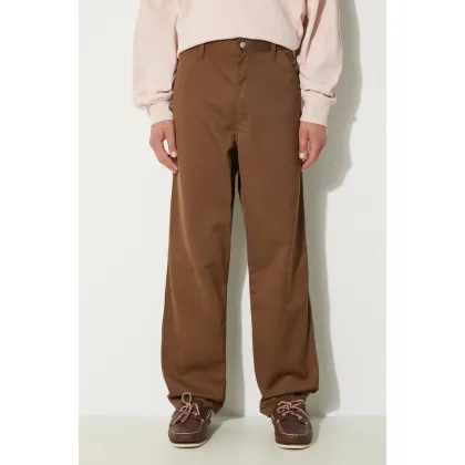 Zdjęcie Carhartt WIP spodnie Simple Pant męskie kolor brązowy w fasonie chinos I020075.2Y02