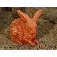 Zdjęcie Mały gliniany zając do ogrodów lub wnętrz - Fornace Masini