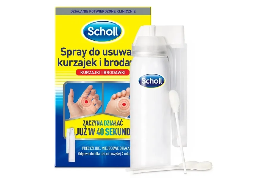 obrazek 1 Scholl Spray do usuwania kurzajek i brodawek 80 ml